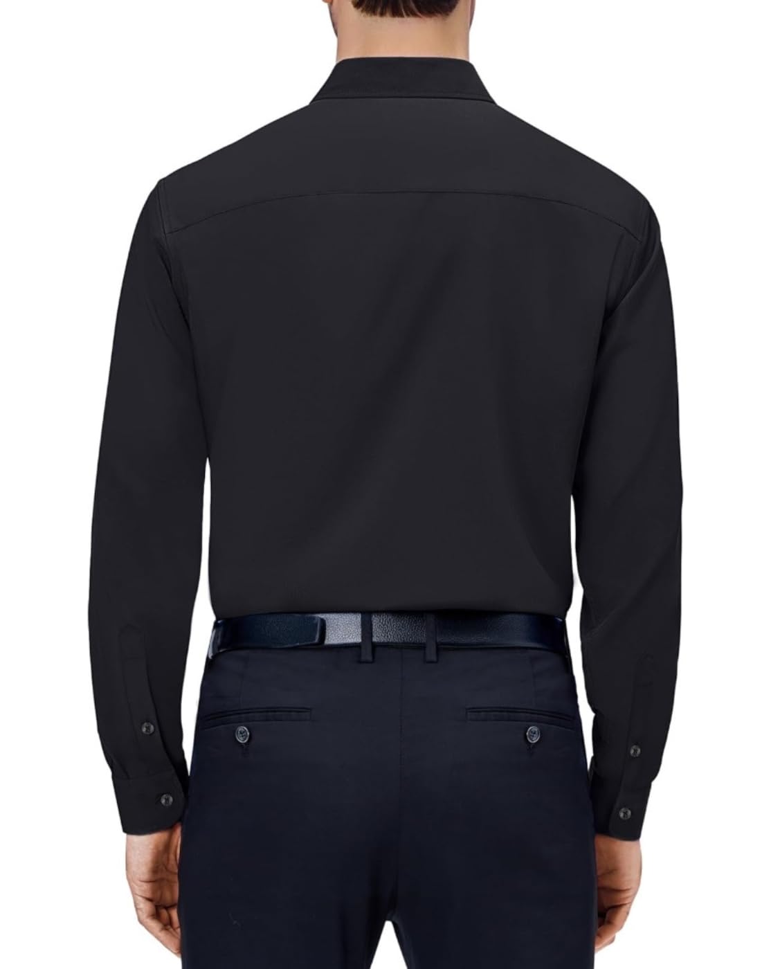 Scott Mens Formal Shirt - Solid Full Sleeves - Image 3