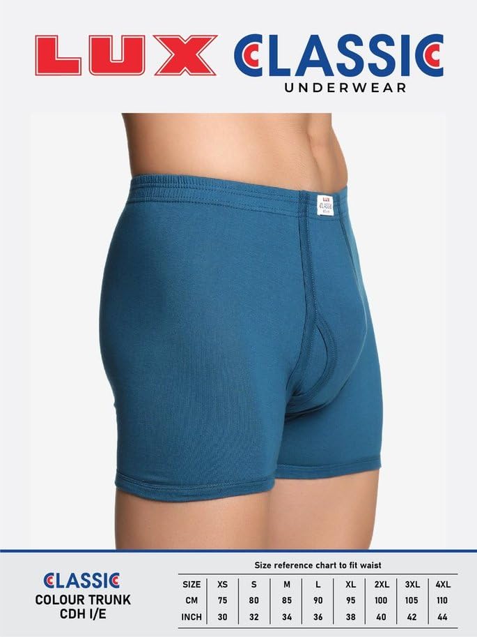 Lux Men's Inner Elastic Trunks - Cotton - Image 5