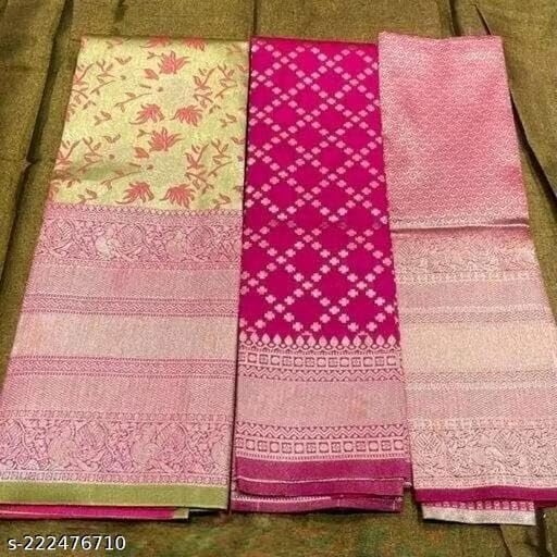 RENVAANI Women Kanjivaram Silk Lehenga Choli - Image 4