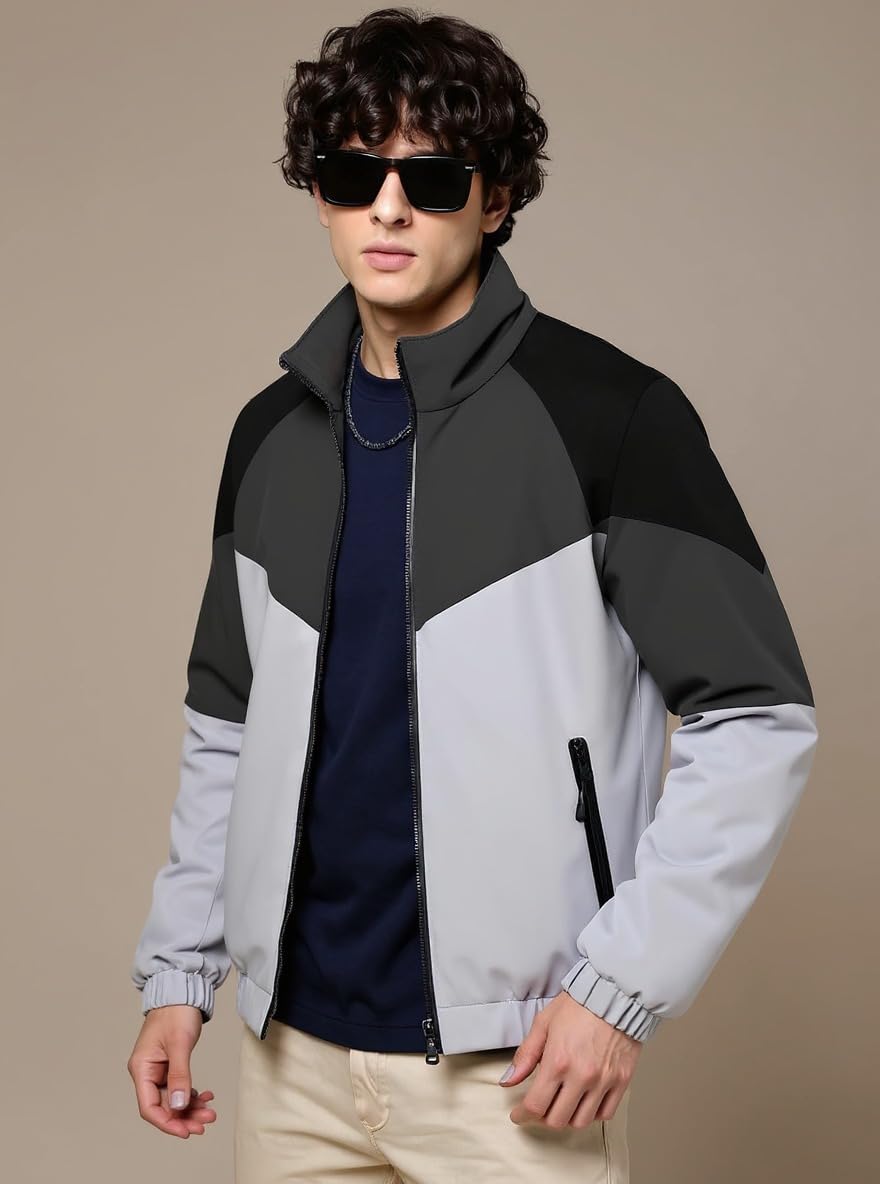TOUGHTEES Mens Grey Jacket - Image 2