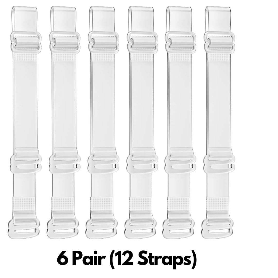 GLAMORAS Women Invisible Clear Bra Strap - Image 2