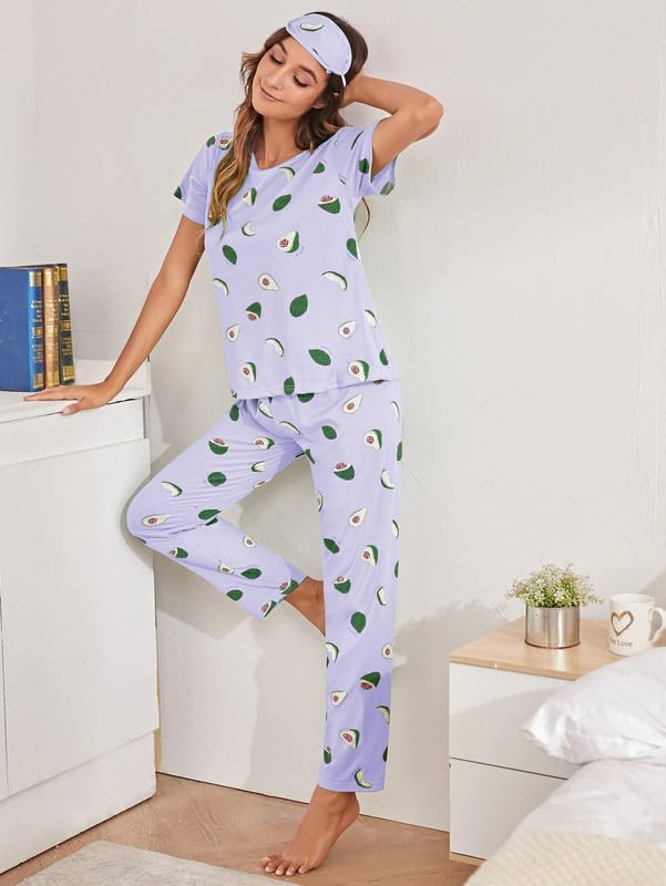 SMOWKLY Printed Night Suit Set for Women - Image 3