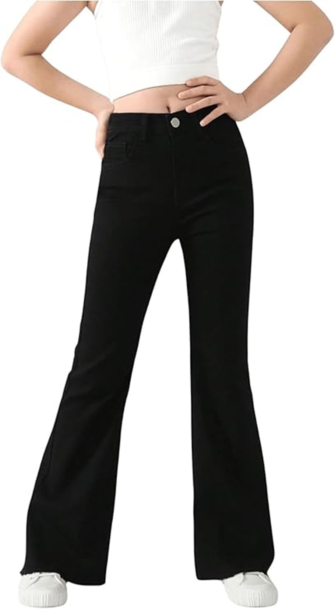 ADBUCKS Denim Bootcut Jeans for Girls