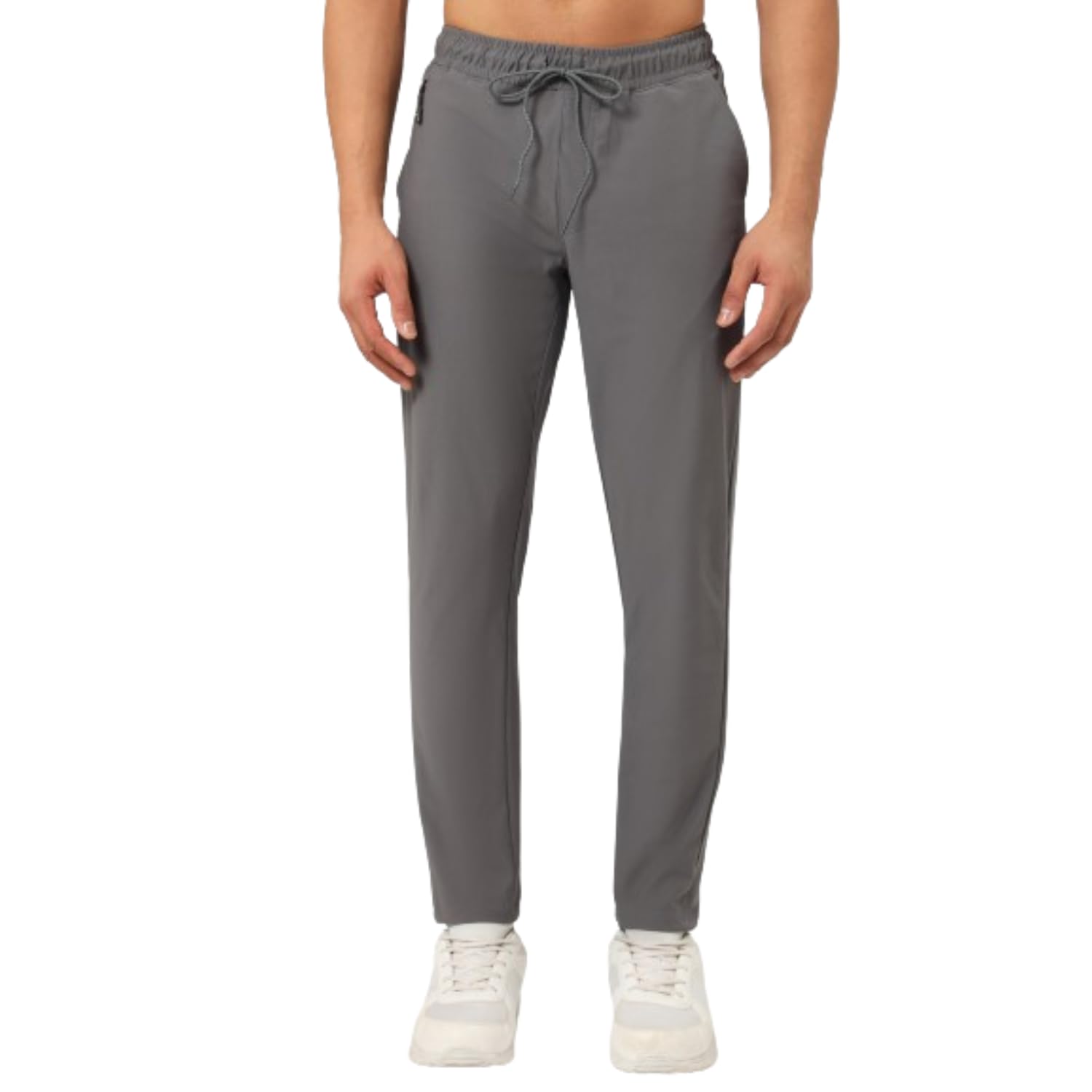 TECHNOSPORT Men's Running Track Pant - Iron Grey