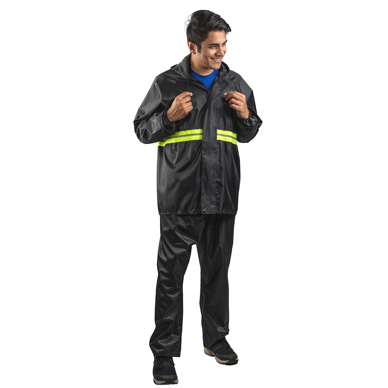 Bloomingdale Unisex Waterproof Raincoat - Black