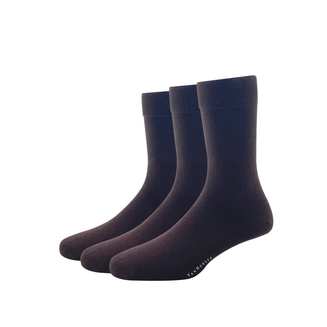 Van Heusen Mens Cotton Socks - Brown