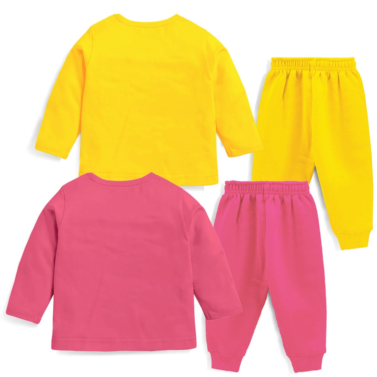 Kuchipoo Baby Girl Cotton Printed T-Shirts and Pyjamas Set - Image 2