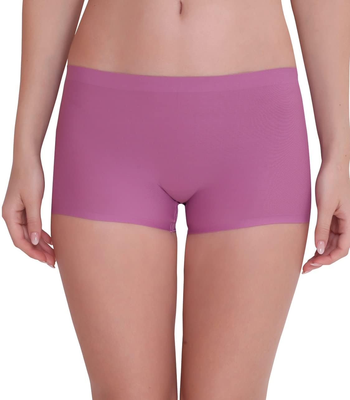 LOURYN KOULYN Women's Ice Silk Seamless Boyshort Panty - Image 4