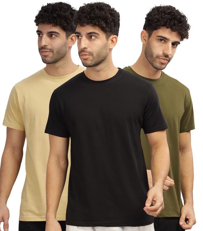 XENOVAURBAN Unisex Cotton Solid Color Tshirt - Image 2