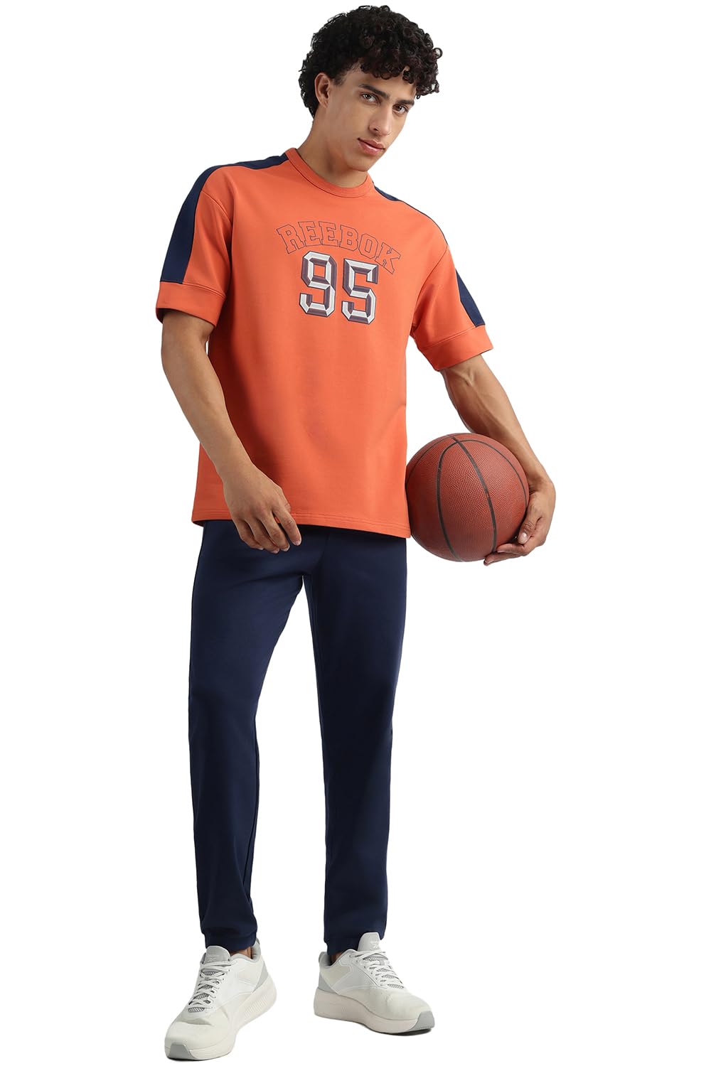 Reebok Men's Vector Navy Track Pants - Image 5