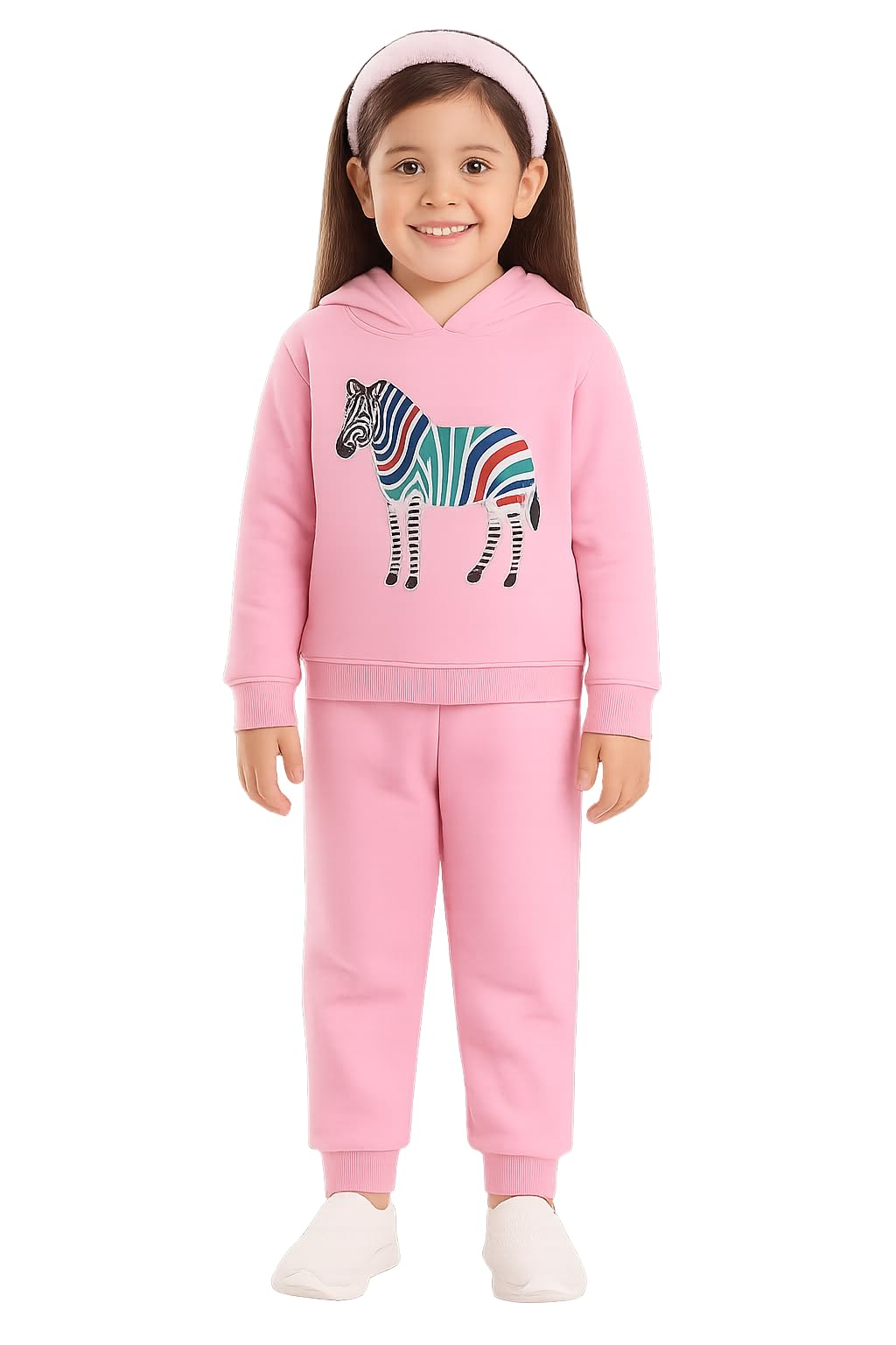 GarbGlide Kids Pink Sweatsuit Set