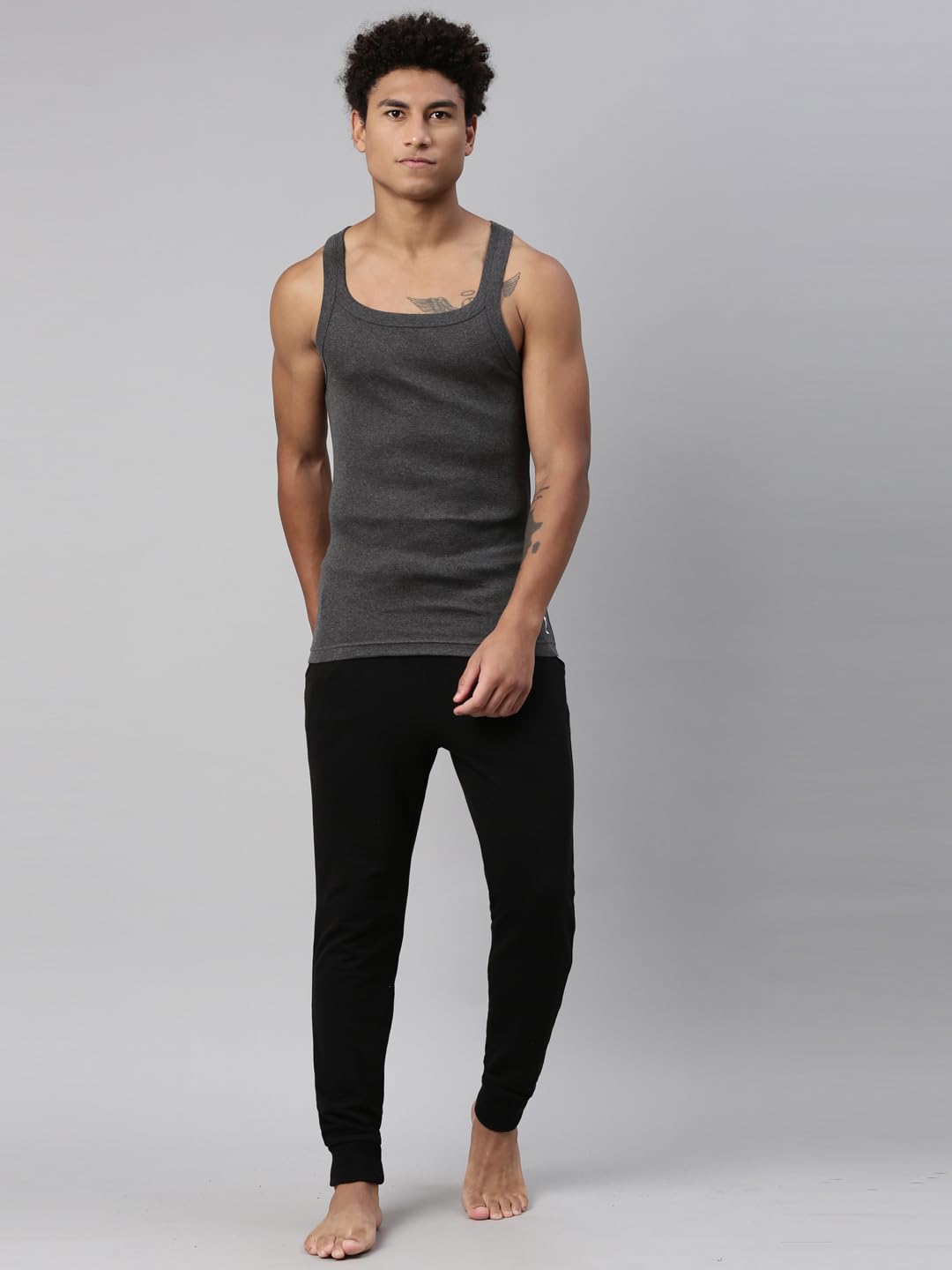 Levi's Men's Cotton Vest - Grey Navy - Image 5
