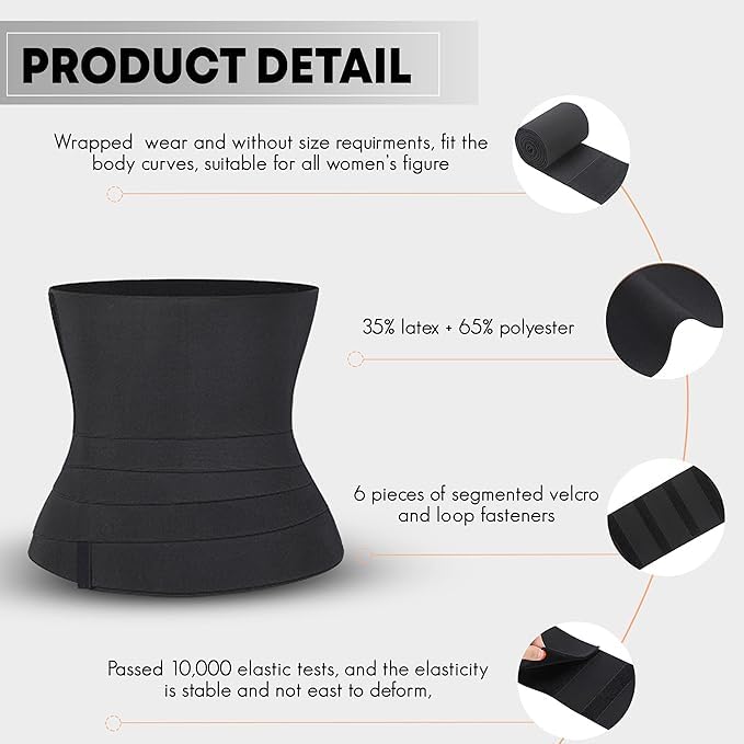 CIPZI Waist Belt Elastic Body Shaper - Image 5