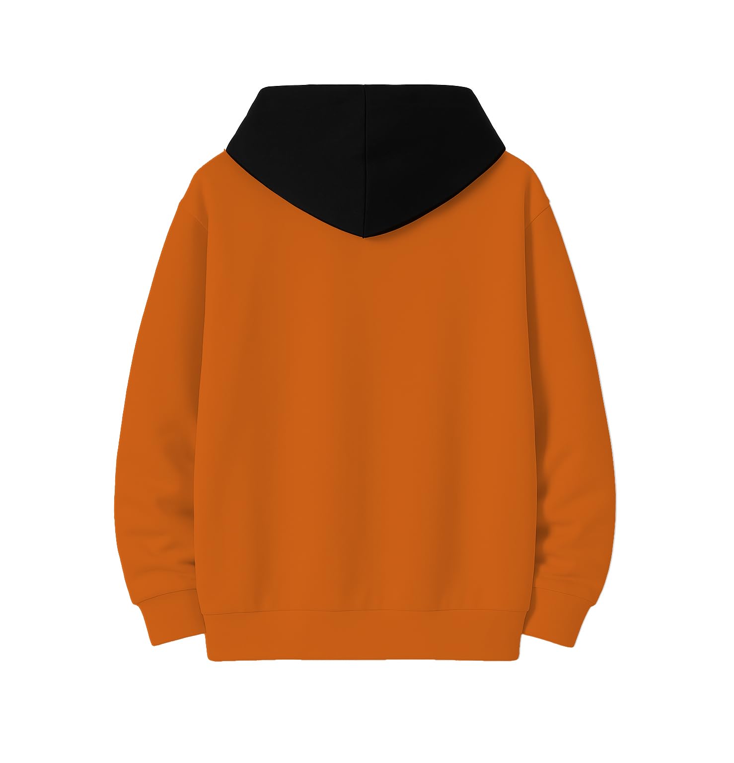 DIAZ Kids Hooded T-Shirt for Boys Girls - Orange - Image 2