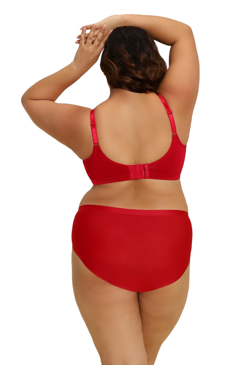 Van Heusen Women's Minimizer Bra - Wireless Persian Red - Image 3