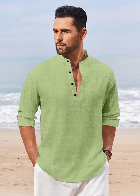 Zartha Men Luster Cotton Kurta - Image 5