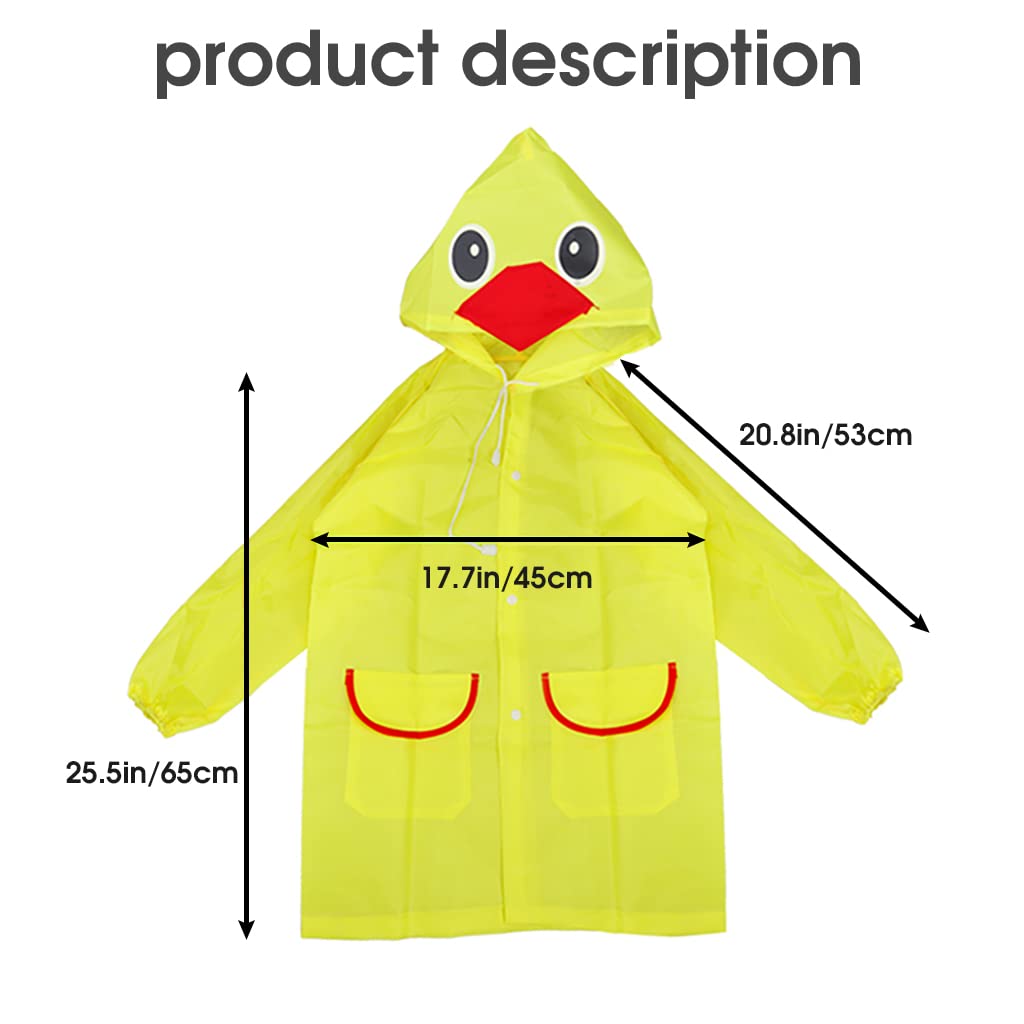 Optifit Polyester Raincoat with Hood for Boys & Girls - Image 2