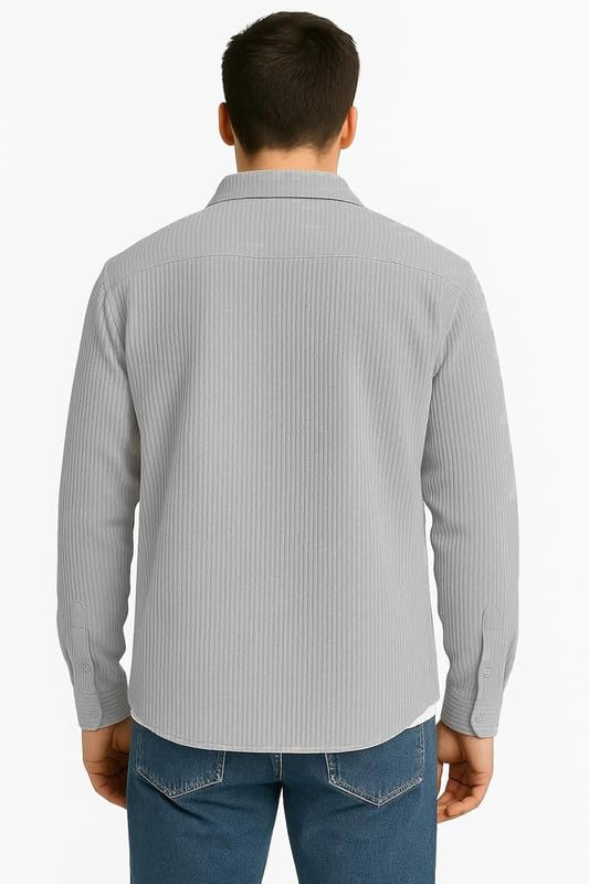 DEELMO Men Corduroy Shirt - Image 2