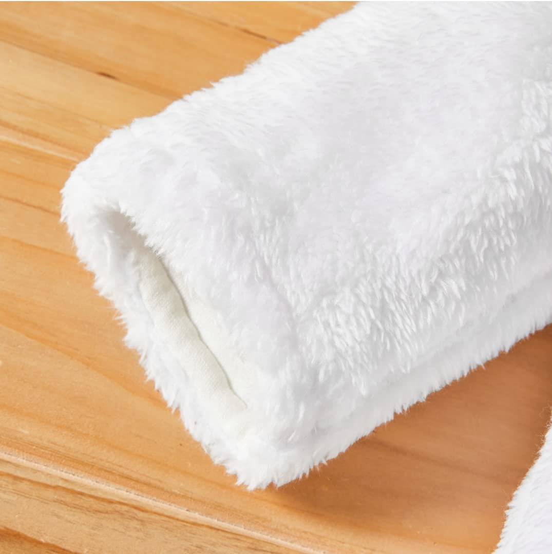 BRANDONN Unisex Baby Flannel Jumpsuit Panda - Image 5