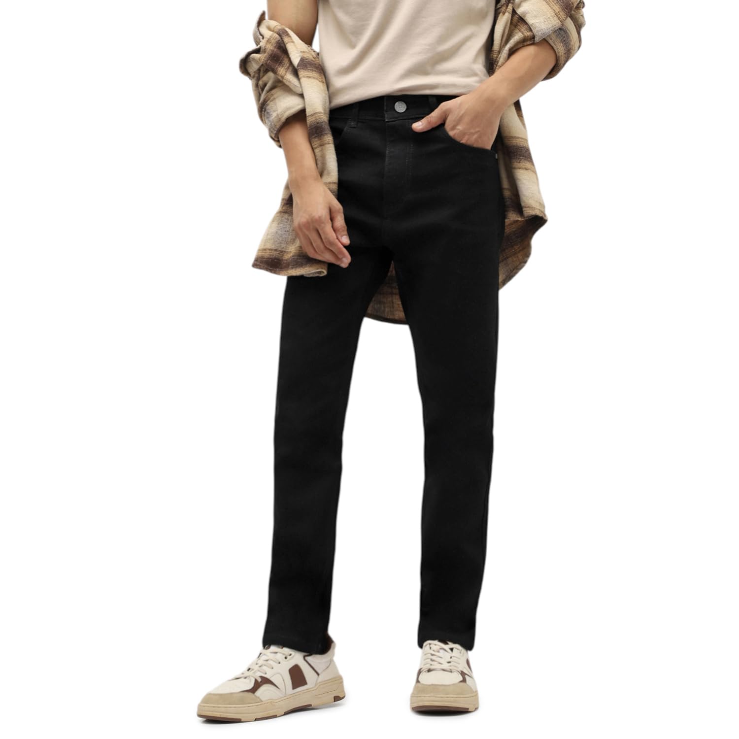 Urbano Fashion Men's Slim Jeans - Black