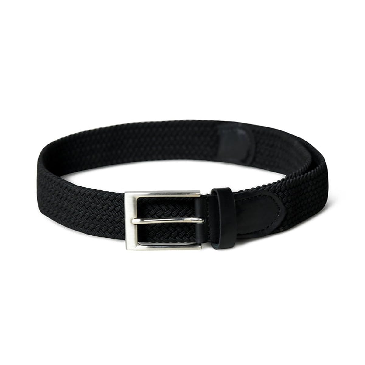 MaheTri Braided Canvas Leather Belt - Image 4