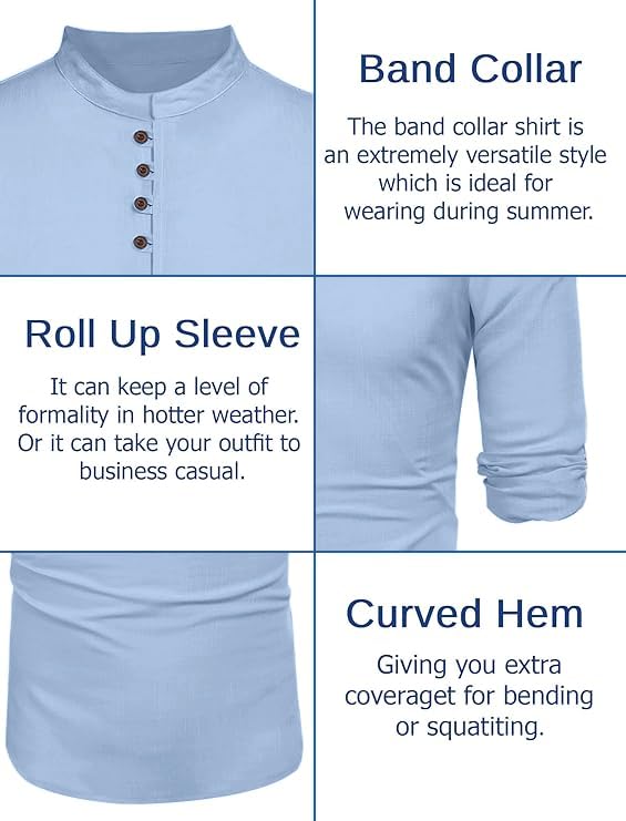 Macsivo Men Mandarin Collar Kurta - Image 3