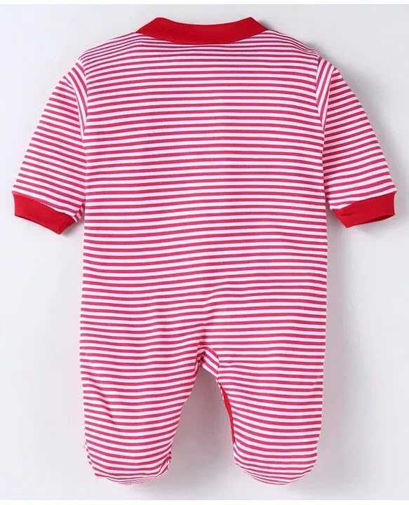 GarbGlide Baby Rompers - Red - Image 5