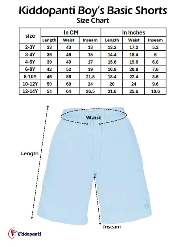 KiddoPanti Boys Solid Knee-Length Short - Image 5