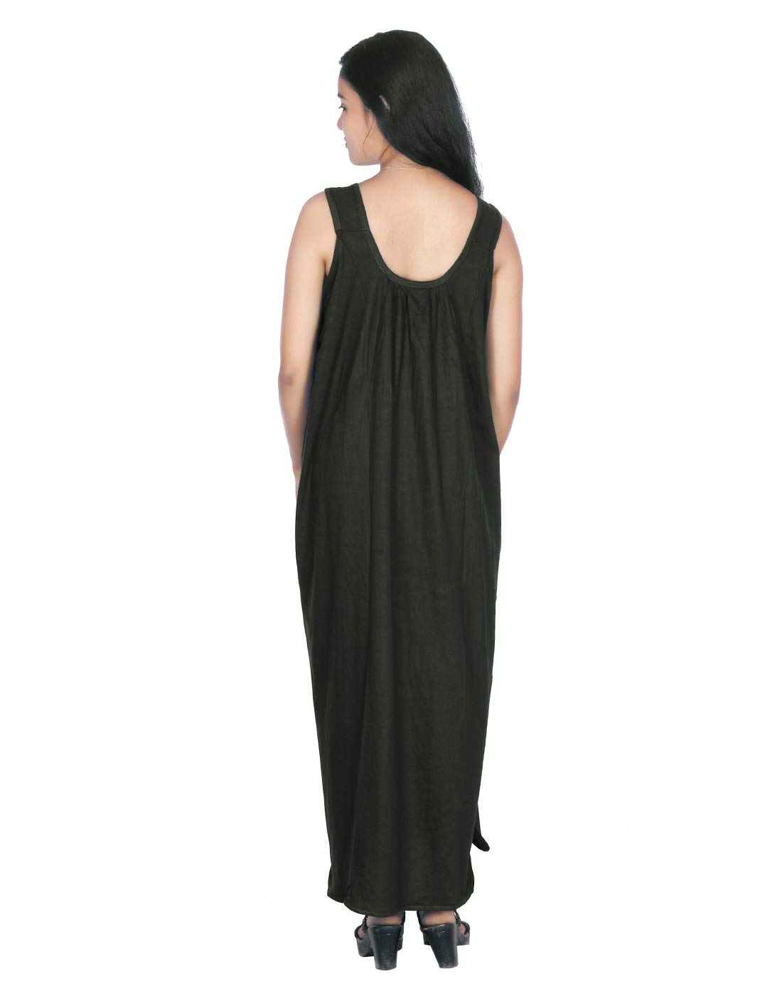 Cotton Nighty for Women - Soft Stretchable - Image 3