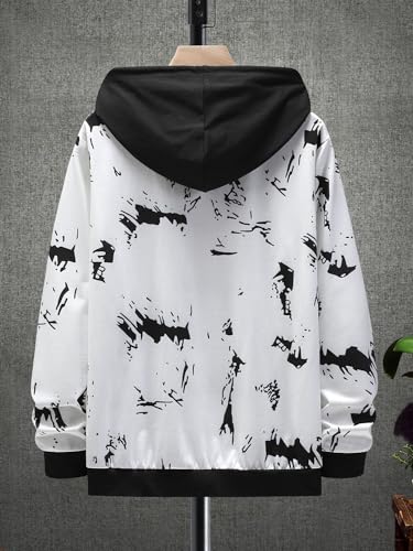 TOPLOT Unisex Woolen Blend Hoodie - White - Image 4