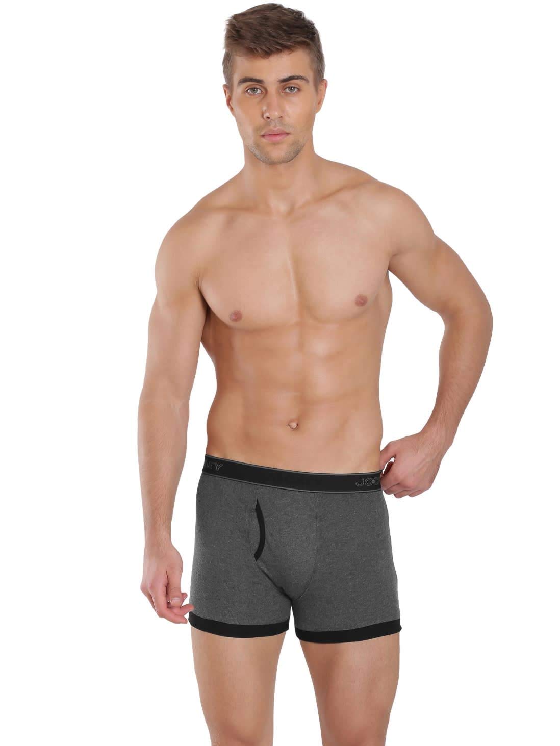 Jockey Men's Boxer Briefs - Charcoal & Black - Image 5