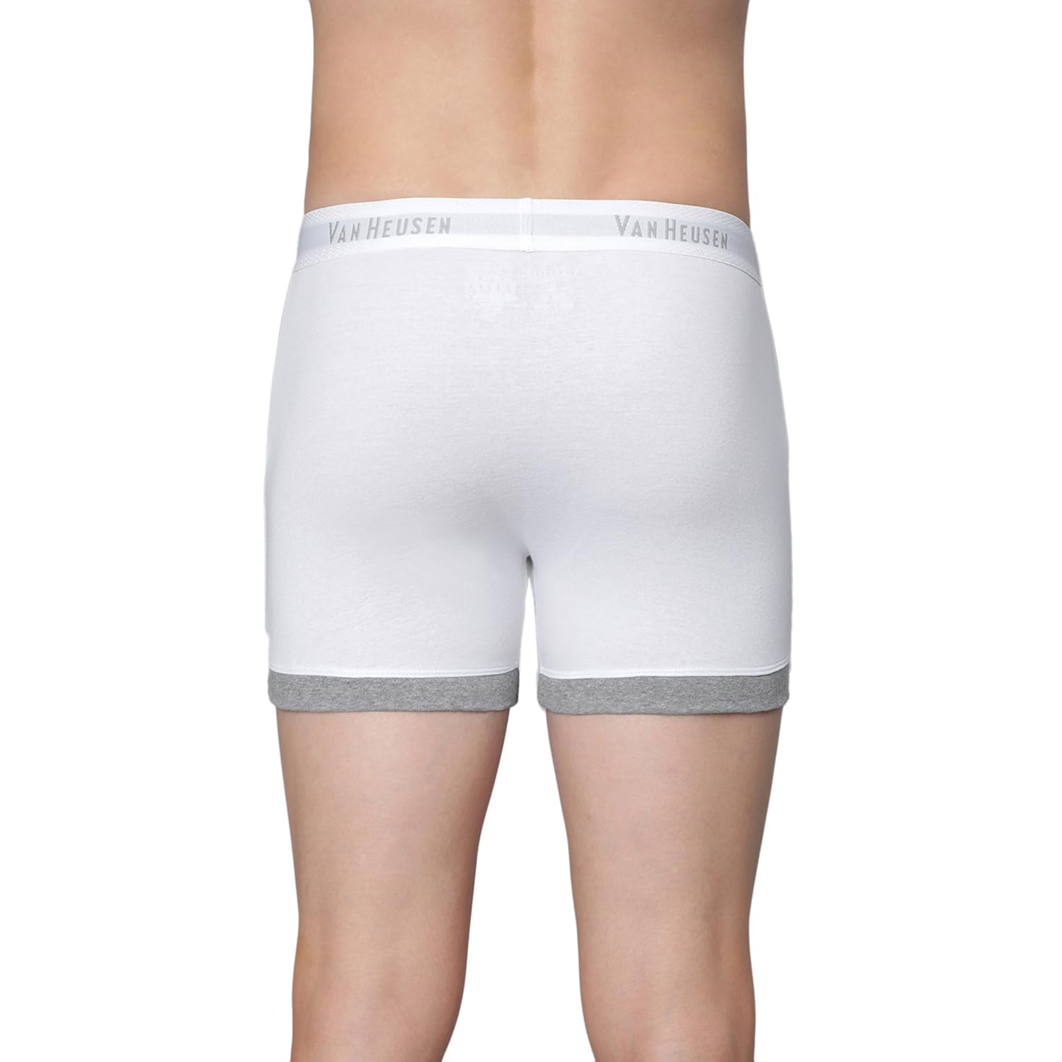 Van Heusen Men Solid Antibacterial Trunks - White - Image 3