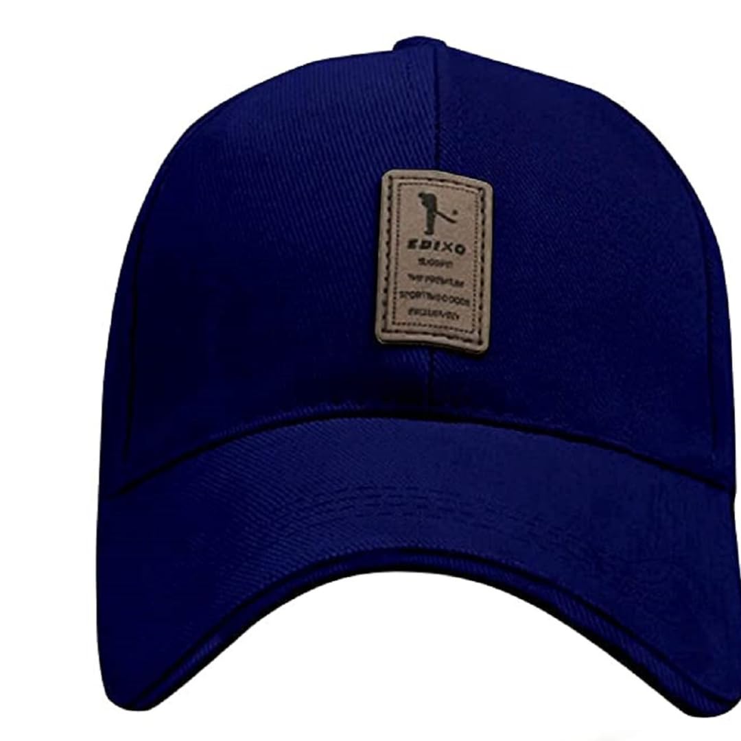 FY LANE Unisex Baseball Cap - Cotton D.Blue Yellow - Image 3