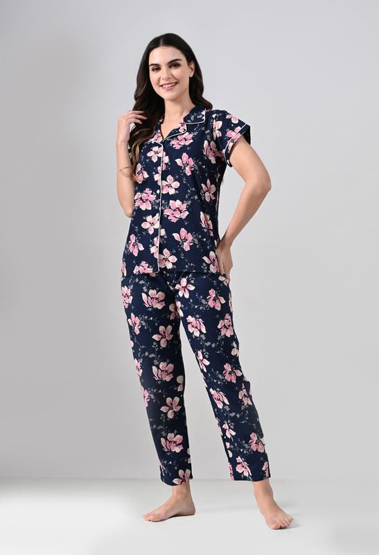 Ichaa Women's Cotton Printed Nightwear Set - Image 2