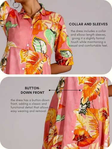 GRECIILOOKS Women's Western Dress - Pink - Image 4