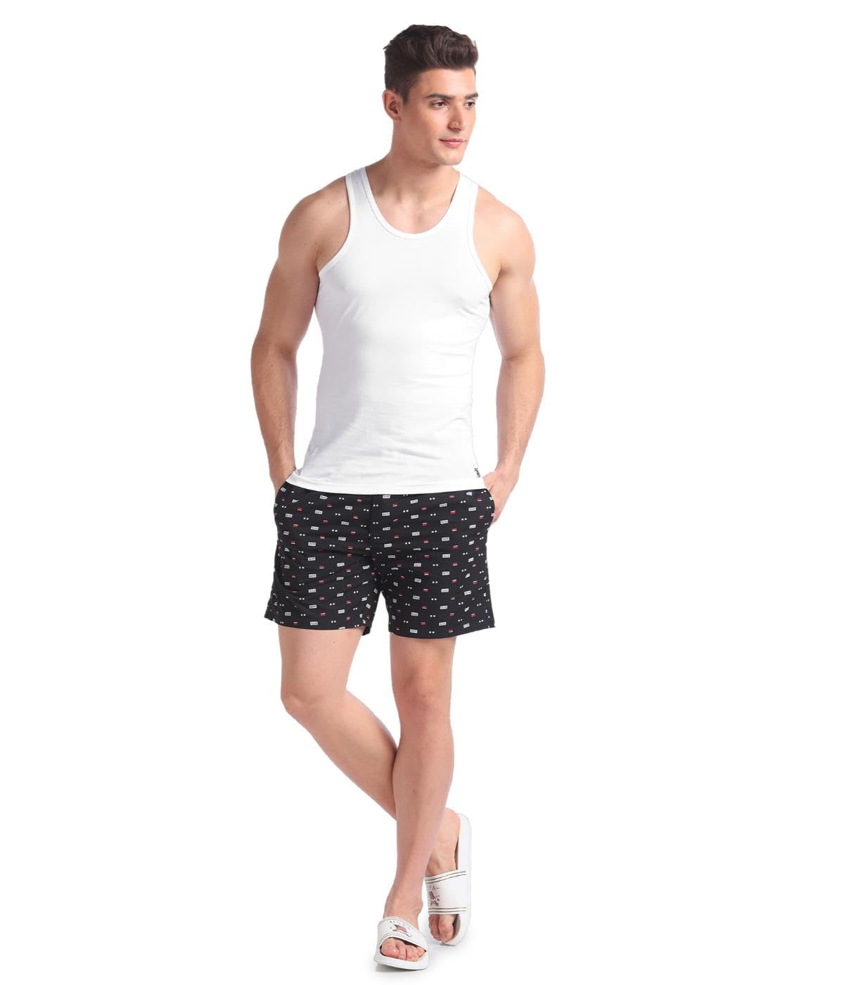 U.S. POLO ASSN Men Cotton Vests - White - Image 3