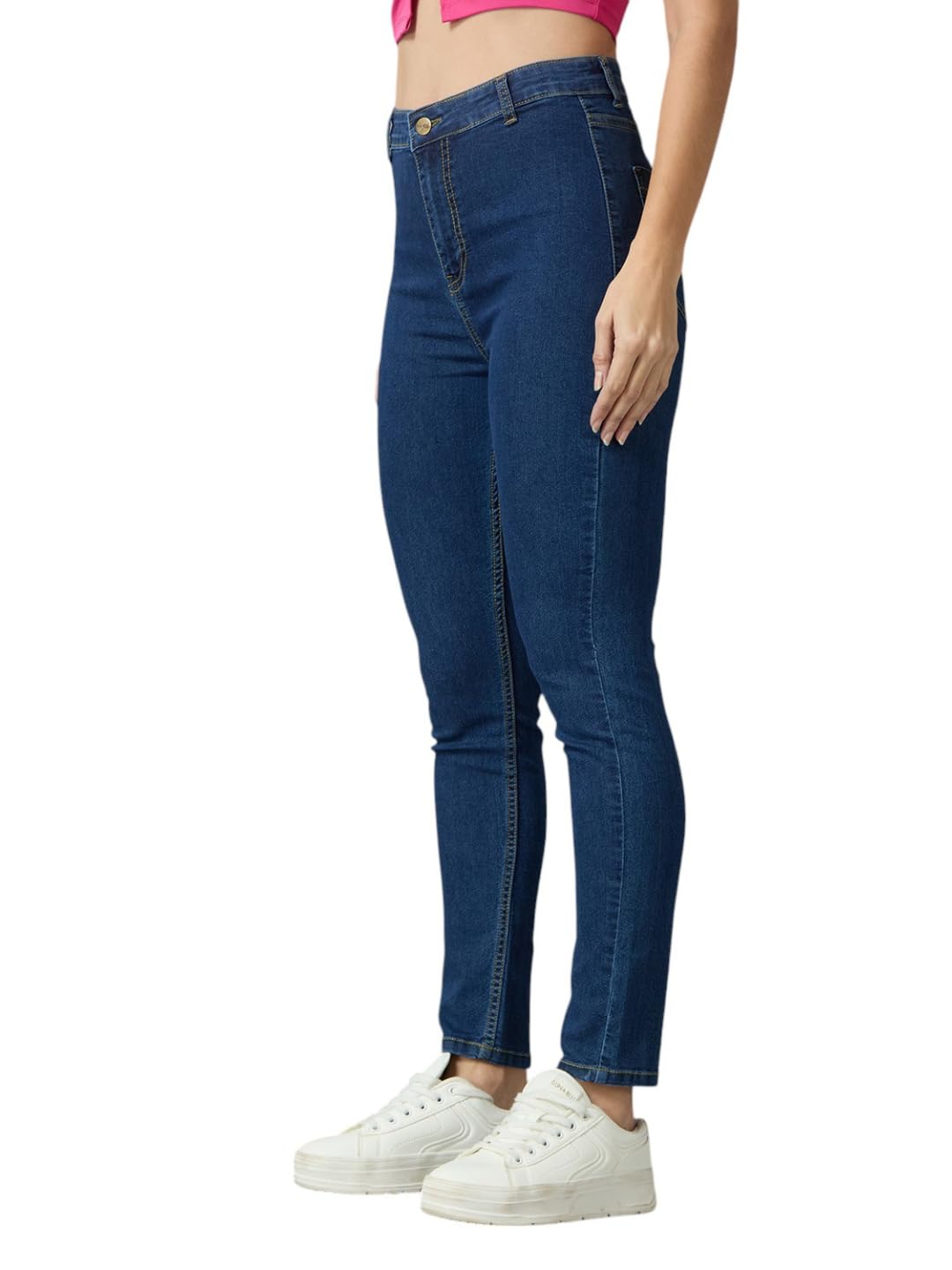 AKA CHIC Women Skinny Jeans - Dark Stone - Image 3