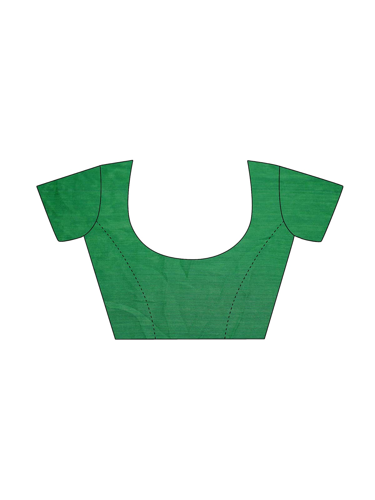 SIRIL Women's Floral Chiffon Saree - Green - Image 4