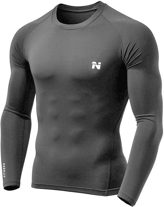NINQ Men's Full Sleeve Compression T-Shirt