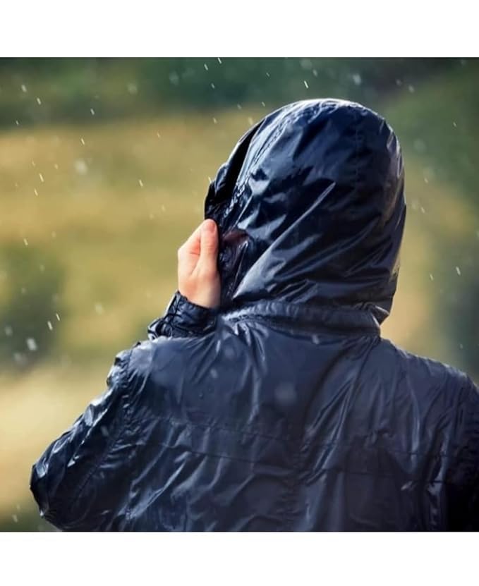 GarbGlide Men's Raincoat Waterproof - Blue - Image 5