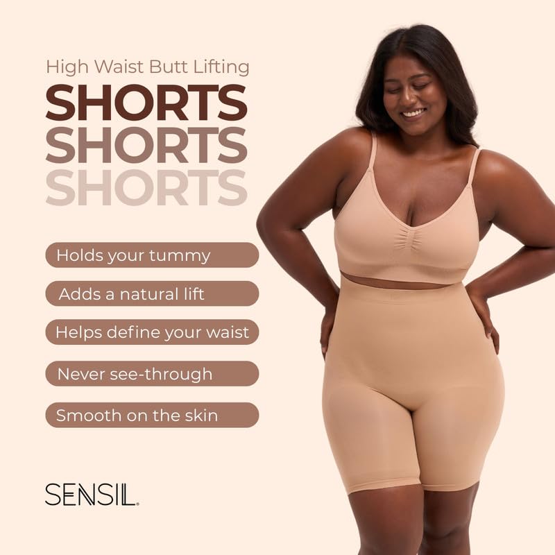 UNDERNEAT Women Seamless Body Shaper Shorts - Beige - Image 2