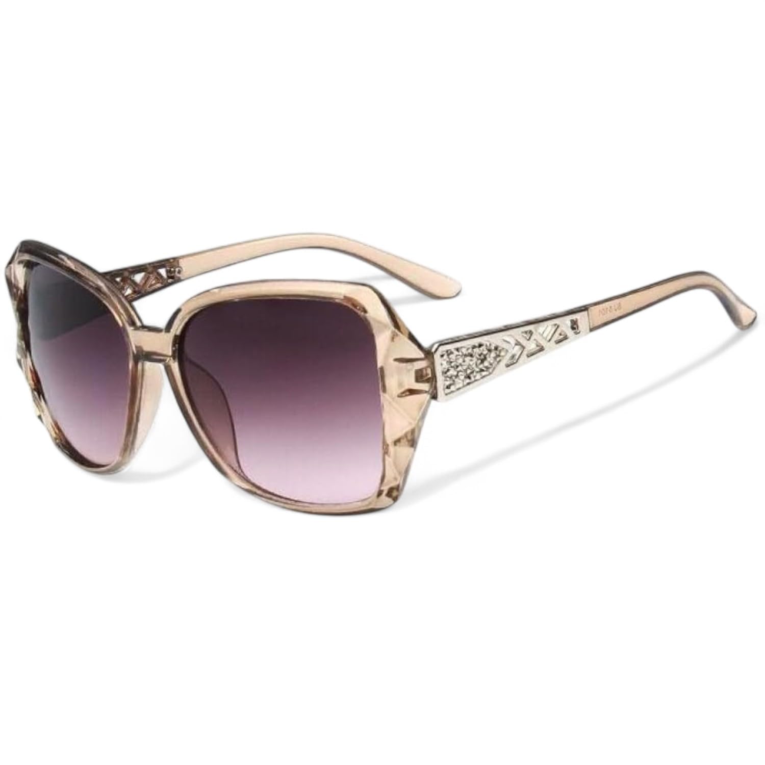 ELEGANTE Oversized Sunglasses for Women - Orange