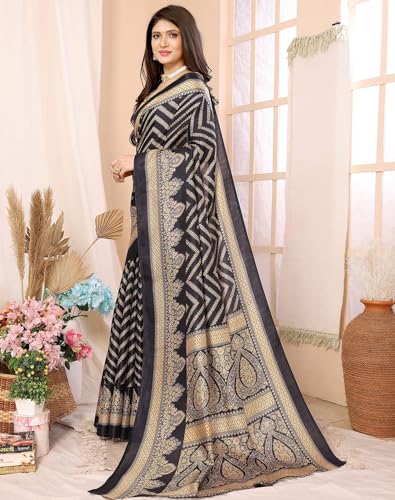 Yashika Women's Woven Printed Art Silk Saree - Image 3