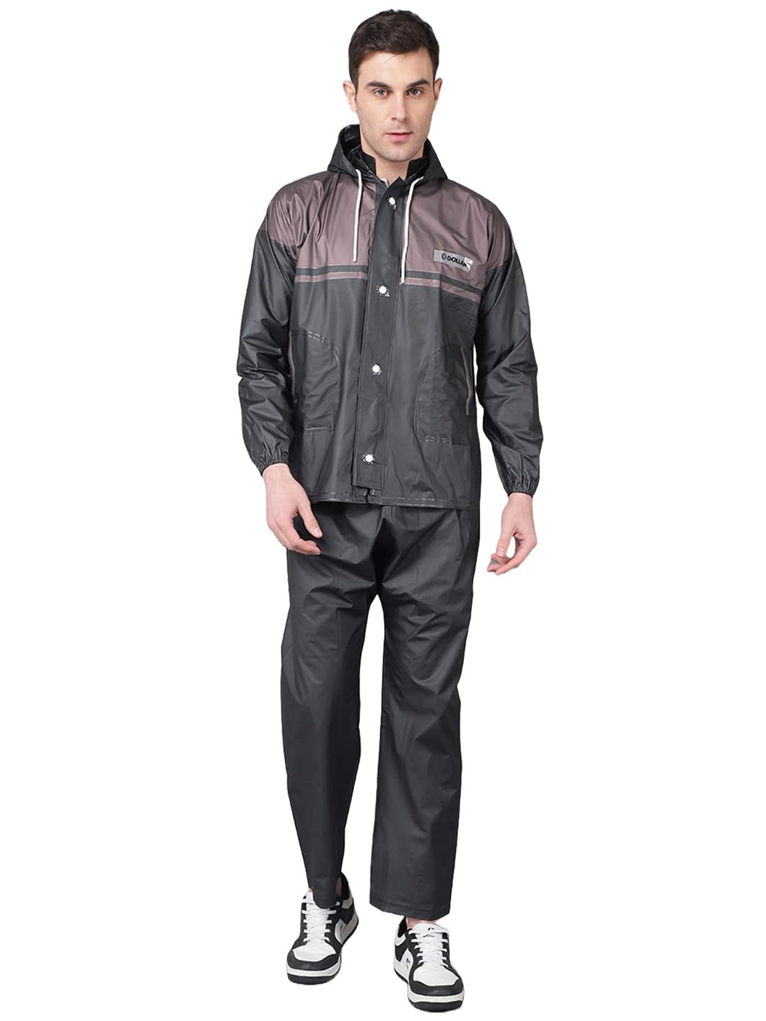 Dollar Men PVC Raincoat with Hood