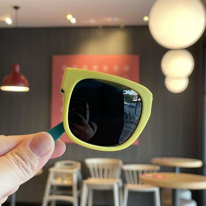 DC DECORIO Kids Foldable Sunglasses - Yellow - Image 3