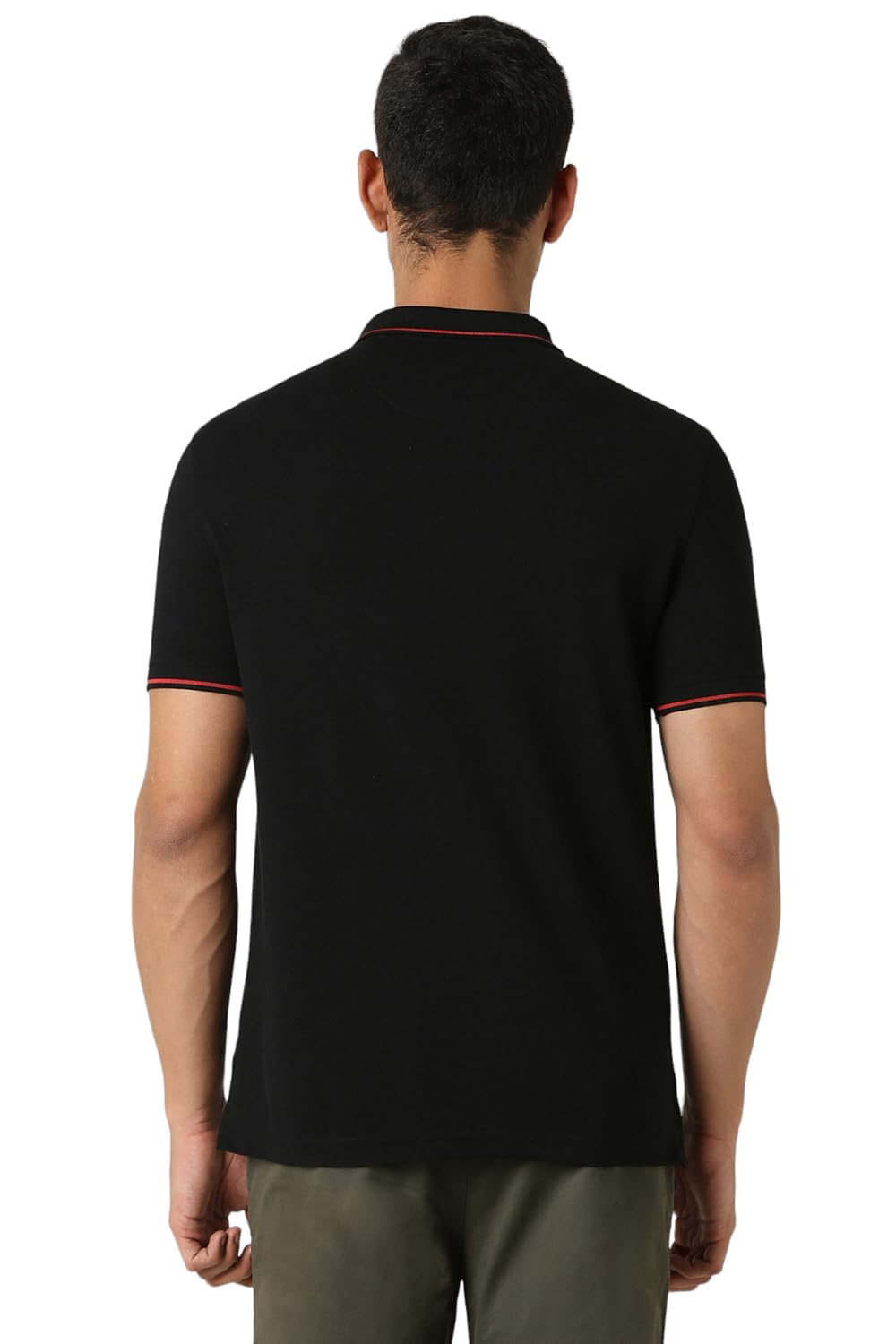 Van Heusen Men's Black Polo T-Shirt - Image 5