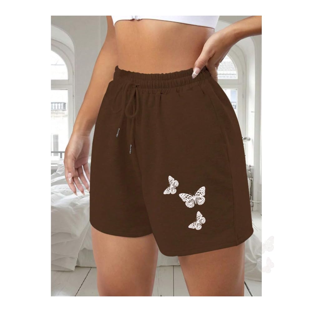 WATTO Relax Fit Shorts for Women - Black Grey Brown - Image 4