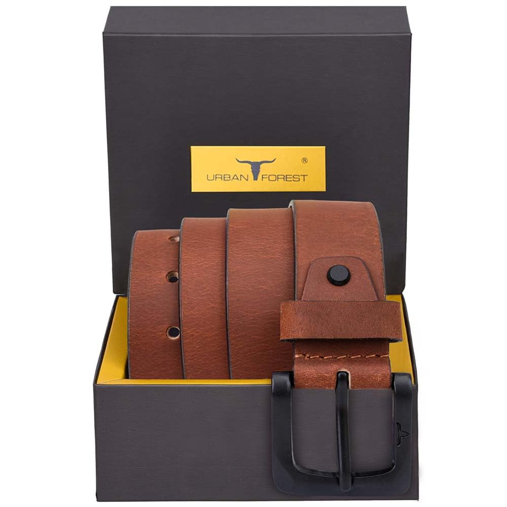 URBAN FOREST Redwood Leather Belt for Men - Image 2