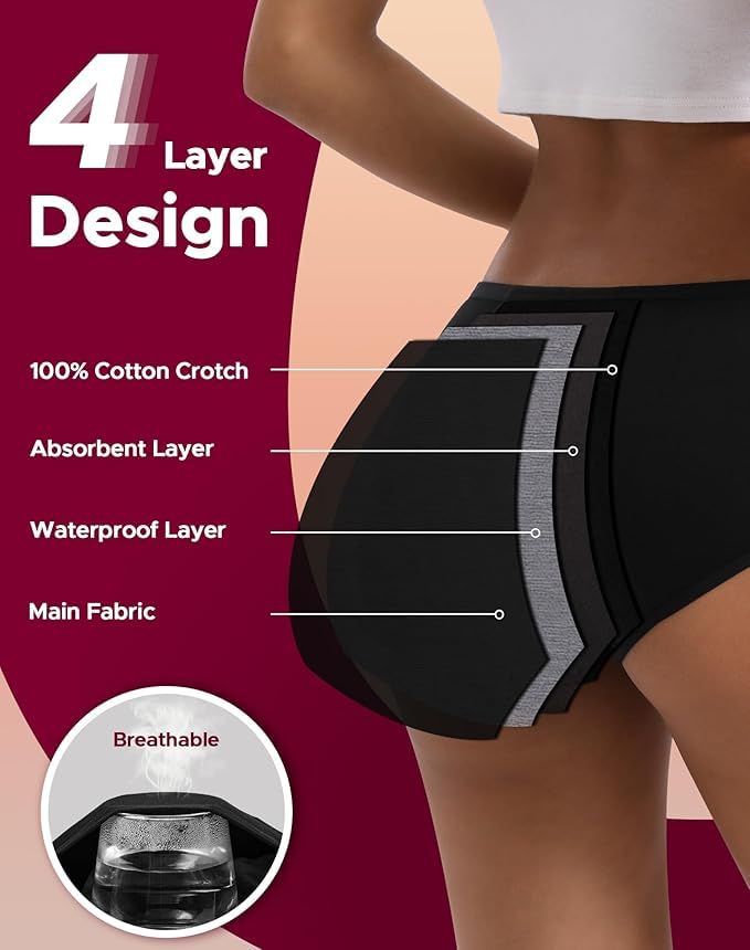 Period Panties for Women - Reusable - Image 5