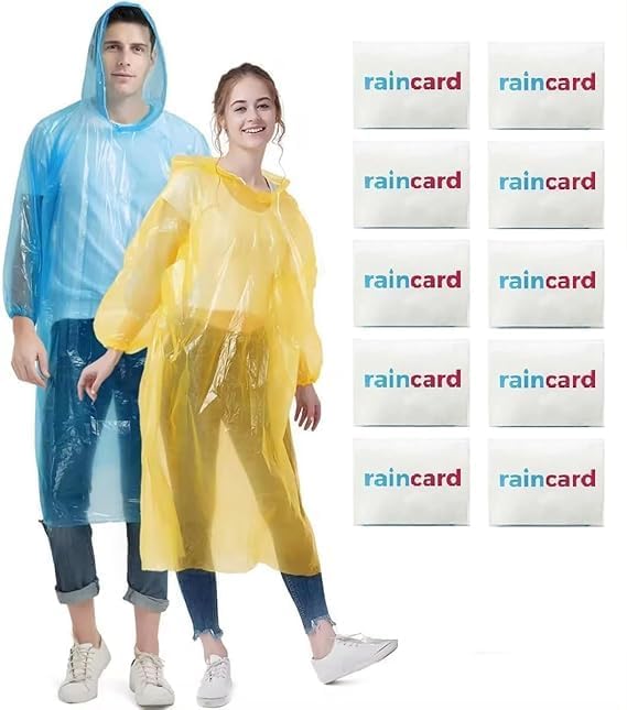 GOVINDGOPAL Unisex Disposable Rain Poncho Waterproof - Image 4